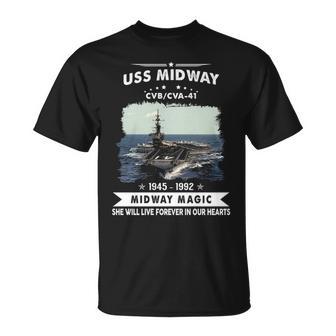 Uss Midway Cvb 41 Cva V2 Unisex T-Shirt - Monsterry CA