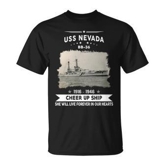 Uss Nevada Bb Unisex T-Shirt - Monsterry