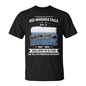 Uss Niagara Falls Afs V3 Unisex T-Shirt - Monsterry