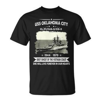 Uss Oklahoma City Clg 5 Cl V2 Unisex T-Shirt - Monsterry DE