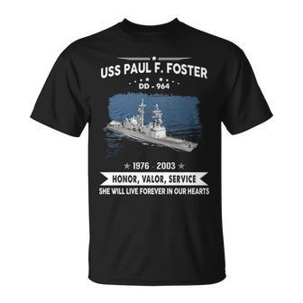 Uss Paul F Foster Dd Unisex T-Shirt - Monsterry UK