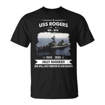 Uss Rogers Dd Unisex T-Shirt - Monsterry CA