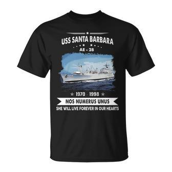 Uss Santa Barbara Ae Unisex T-Shirt - Monsterry