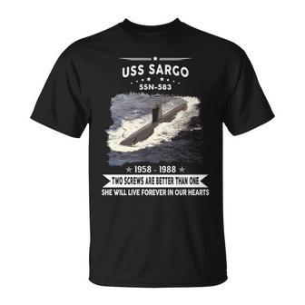 Uss Sargo Ssn Unisex T-Shirt - Monsterry