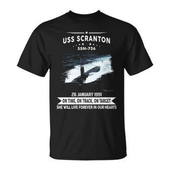 Uss Scranton Ssn Unisex T-Shirt - Monsterry CA