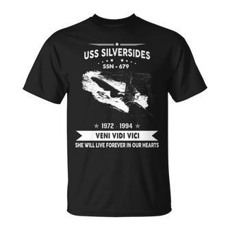 Uss Silversides Ssn Unisex T-Shirt - Monsterry