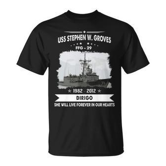 Uss Stephen W Groves Ffg Unisex T-Shirt - Monsterry UK