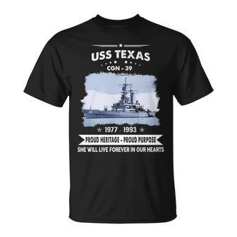 Uss Texas Cgn Unisex T-Shirt - Monsterry AU