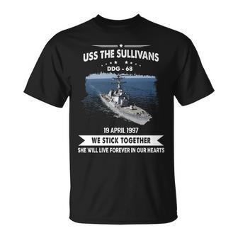 Uss The Sullivans Ddg Unisex T-Shirt - Monsterry UK
