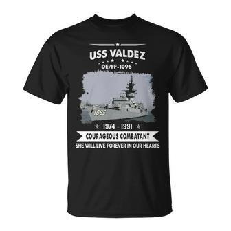 Uss Valdez Ff 1096 De Unisex T-Shirt - Monsterry DE