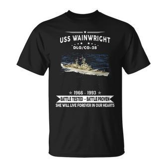 Uss Wainwright Cg 28 Dlg Unisex T-Shirt - Monsterry AU