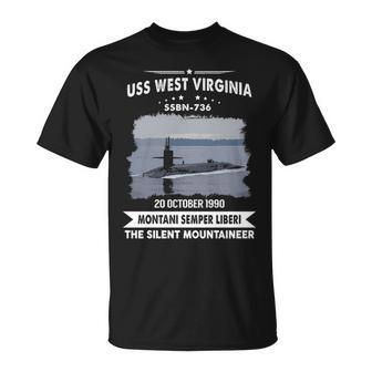 Uss West Virginia Ssbn Unisex T-Shirt - Monsterry AU