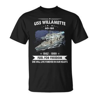 Uss Willamette Ao Unisex T-Shirt - Monsterry