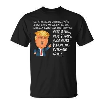 Very Special Dad Donald Trump Fathers Day Tshirt Unisex T-Shirt - Monsterry