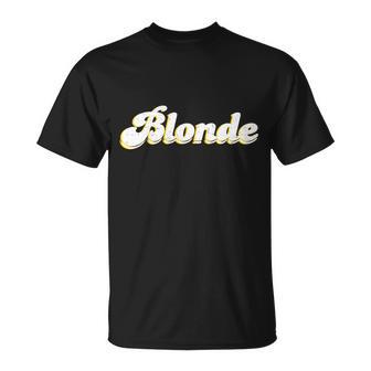 Vintage Blonde Logo Unisex T-Shirt - Monsterry UK