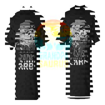 Vintage Grandpasaurus Dinosaur Rex Matching Saurus T-shirt - Thegiftio