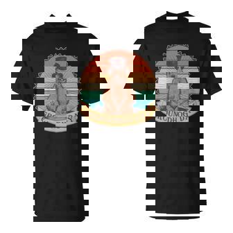 Vintage Groundhog Day Emblem T-Shirt - Thegiftio