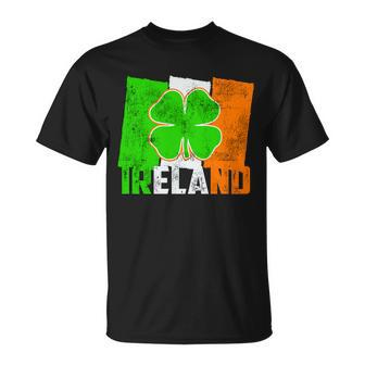 Vintage Ireland Irish Flag St Patricks Day T-shirt - Thegiftio UK