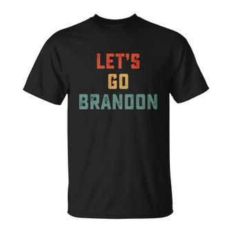 Vintage Lets Go Brandon Lets Go Brandon Unisex T-Shirt - Monsterry DE