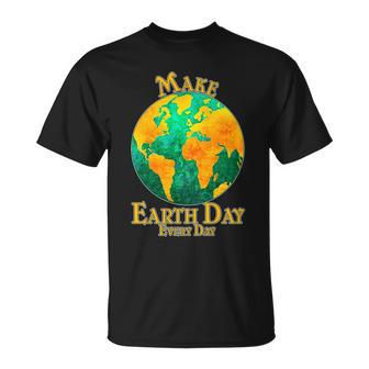 Vintage Make Earth Day Every Day Tshirt Unisex T-Shirt - Monsterry