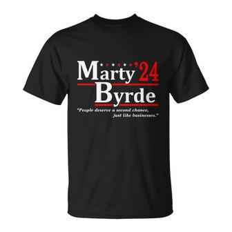 Vintage Marty 2024 Byrdes Election Tshirt Unisex T-Shirt - Monsterry DE
