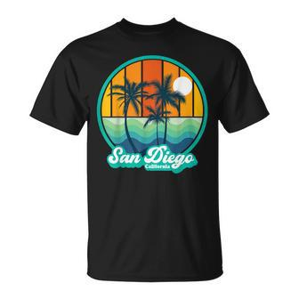 Vintage San Diego California Summer Vacation Beach Souvenirs T-shirt - Thegiftio UK
