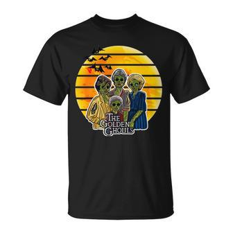 Vintage The Golden Ghouls Custom Halloween Men Women T-shirt Graphic Print Casual Unisex Tee - Thegiftio UK