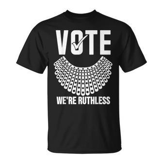 Vote Were Ruthless Feminist Vote Were Ruthless T-shirt - Thegiftio UK
