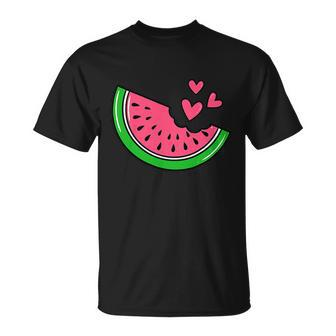 Watermelon Slice Melon Summer Vacation Season Fruit Lovers T-Shirt - Thegiftio UK