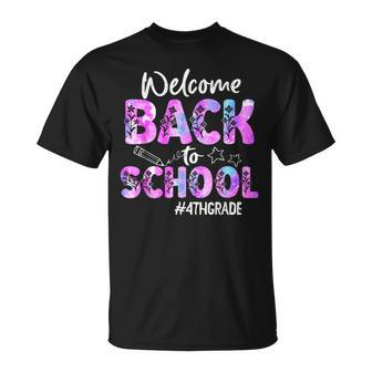 Welcome Back To School 4Th Grade Back To School Unisex T-Shirt - Seseable
