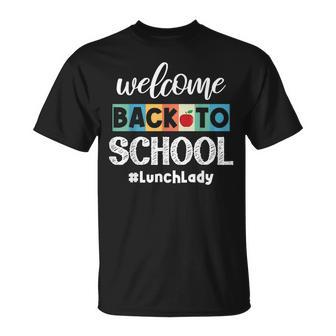 Welcome Back To School Lunch Lady Cann School Cafeteria T-shirt - Thegiftio UK