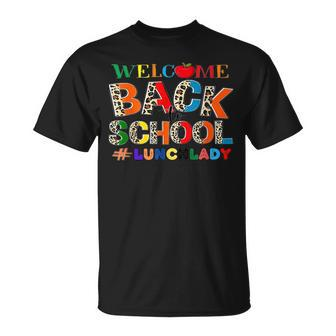 Welcome Back To School Lunch Lady Leopard Back To School T-shirt - Thegiftio UK