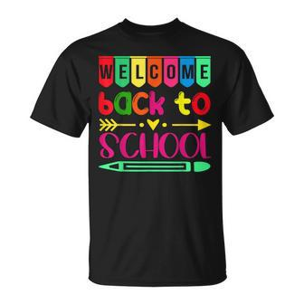 Welcome Back To School Teacher Appreciation Staff T-shirt - Thegiftio UK