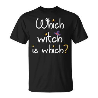 Which Witch Is Which Funny Halloween English Grammar Teacher Unisex T-Shirt - Seseable