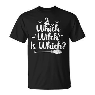 Which Witch Is Which Funny Halloween English Grammar Teacher V2 Unisex T-Shirt - Seseable