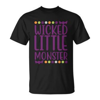 Wicked Little Monster Halloween Quote Unisex T-Shirt - Monsterry CA