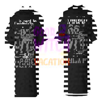 Witch Funny Halloween Broomstick Bad Witch Unisex T-Shirt - Seseable