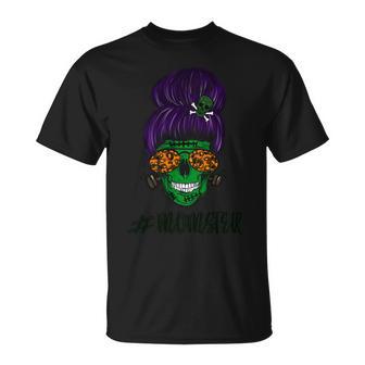 Womens Funny Momster Halloween Costume Or Gifts For Moms Sweatshirt Men Women T-shirt Graphic Print Casual Unisex Tee - Thegiftio