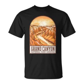 Womens Grand Canyon National Park Arizona Souvenir Nature Hiking Unisex T-Shirt - Seseable