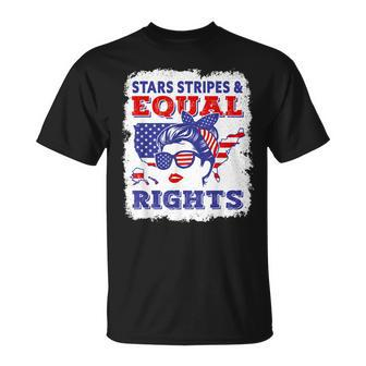 Womens Right Pro Choice Feminist Stars Stripes Equal Rights Unisex T-Shirt - Seseable