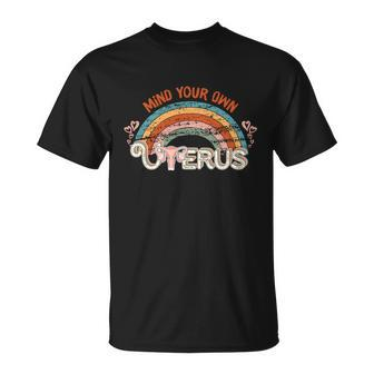 Womens Rights 1973 Pro Roe Vintage Mind You Own Uterus Unisex T-Shirt - Monsterry CA