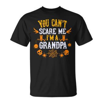 You Cant Scare Me Im A Grandpa Halloween Men Women T-shirt Graphic Print Casual Unisex Tee - Thegiftio UK