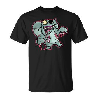 Zombie Koala Bear | Funny Halloween Gift For Zoo Lovers Unisex T-Shirt - Seseable