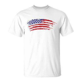 American Flag Vintage Tshirt Unisex T-Shirt - Monsterry