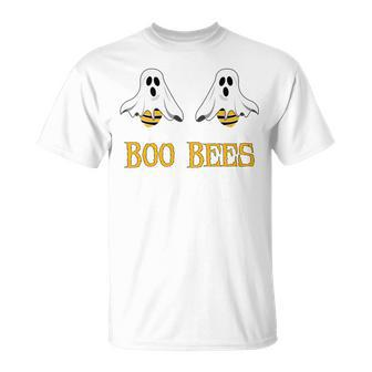 Boo Bees Funny Couple Matching Girlfriend Halloween Costumer Sweatshirt Men Women T-shirt Graphic Print Casual Unisex Tee - Thegiftio UK