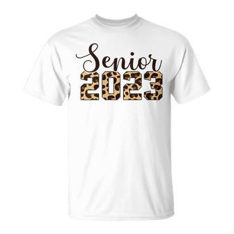 Class Of 2023 Graduation Leopard Senior 2023 T-shirt - Thegiftio UK