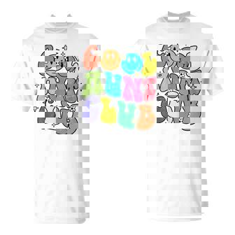 Cool Aunt Club Smile Colorful Cool Aunt Club Aunties V2 T-shirt - Thegiftio UK
