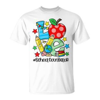 Counselor Counseling Student First Last 100 Day Of School V2 T-shirt - Thegiftio UK