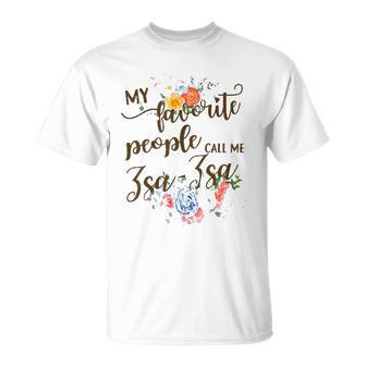 My Favorite People Call Me Zsa-Zsa Polish Grandma Mother T-shirt - Thegiftio UK