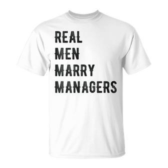 Future Husband Real Marry Managers T-shirt - Thegiftio UK